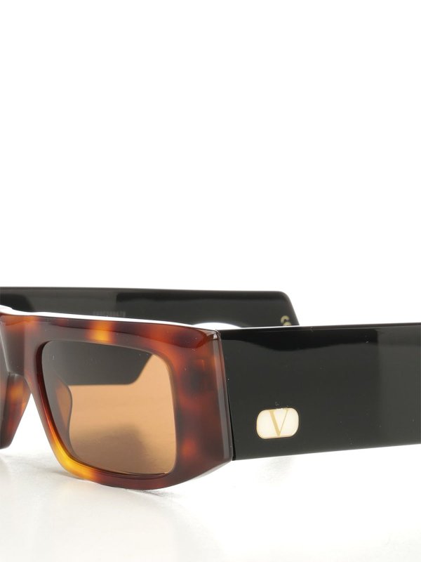 The Best Shops VALENTINO GARAVANI: Glasses - Rectangular Acetate Glasses