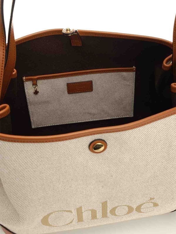Bucket-Bag - Weiß shop online: CHLOE
