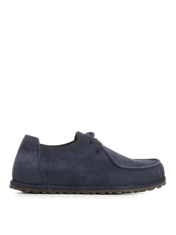 BIRKENSTOCK: レースアップシューズ - 編み上げ靴 - ブルー