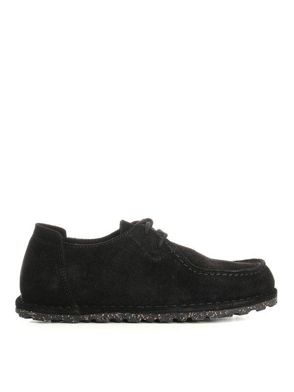 BIRKENSTOCK: レースアップシューズ - 編み上げ靴 - 黒