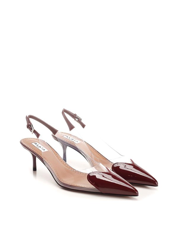 Alaïa: サンダル online - サンダル - ダークレッド