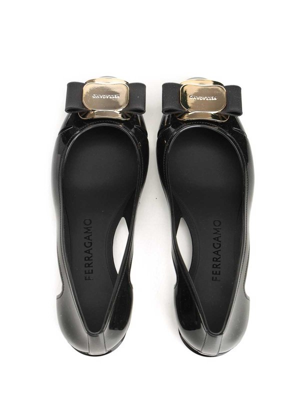 SALVATORE FERRAGAMO buy online フラットシューズ - 黒