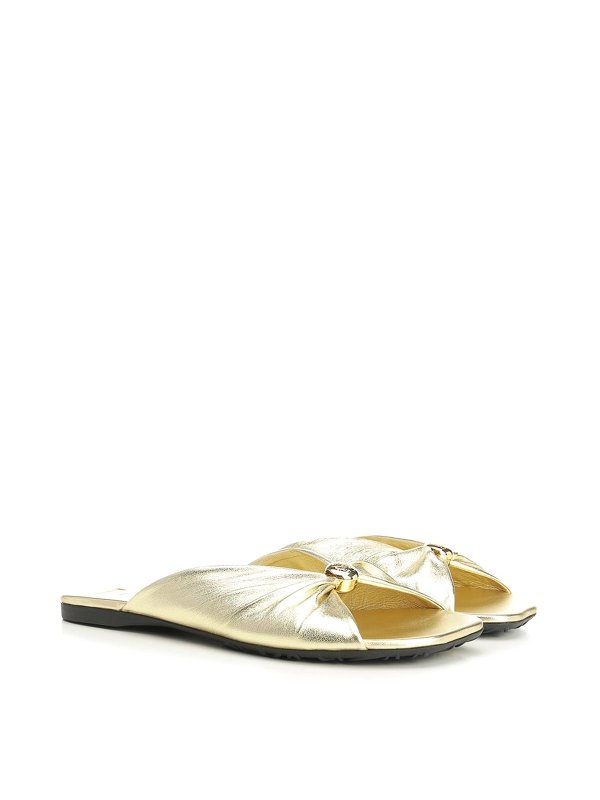 LOEWE: Chanclas de playa online - Chanclas - Dorado