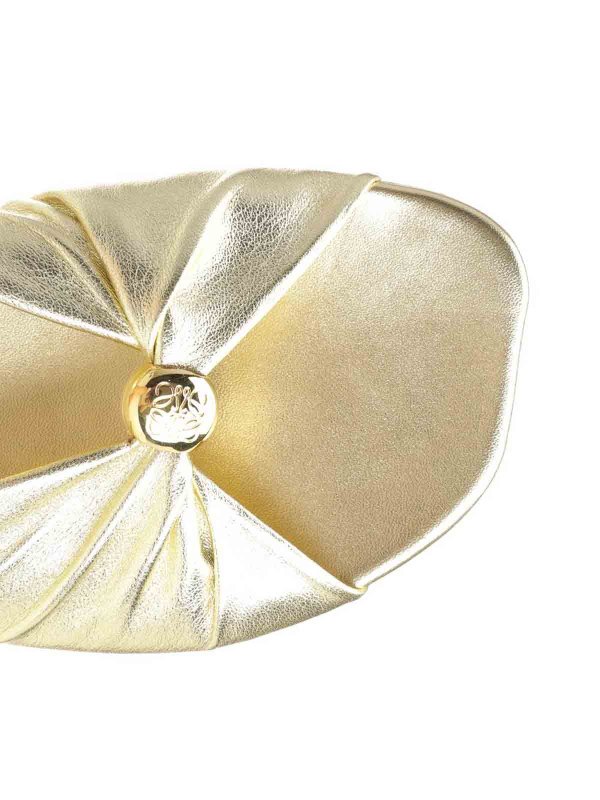 Chanclas - Dorado shop online: LOEWE