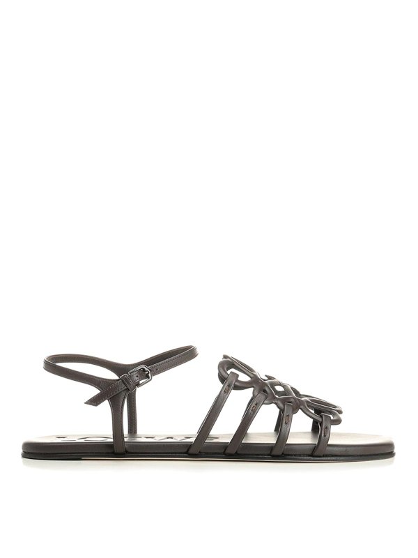 LOEWE: Sandalen - Sandalen - Braun