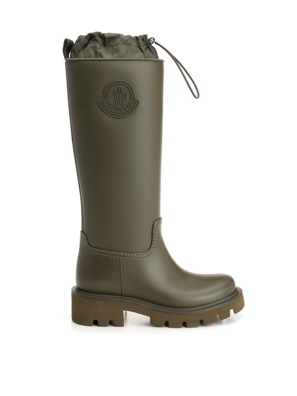 MONCLER: Stiefel - Stiefel - Grün