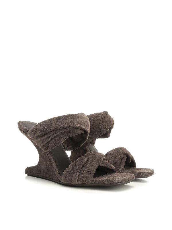 RICK OWENS: サンダル online - サンダル - ブラウン