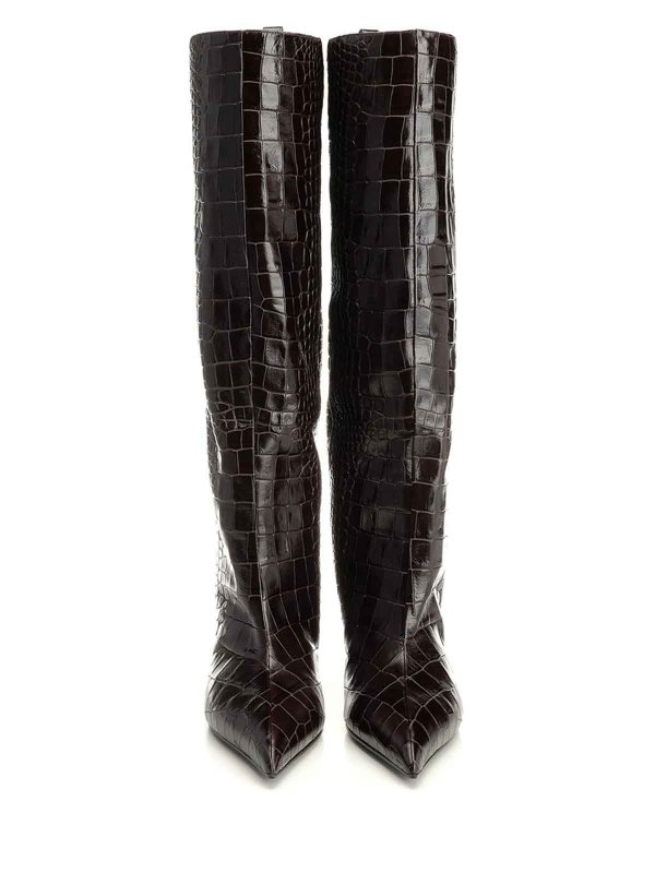 The Attico buy online Lea Crocodile-Effect Boot