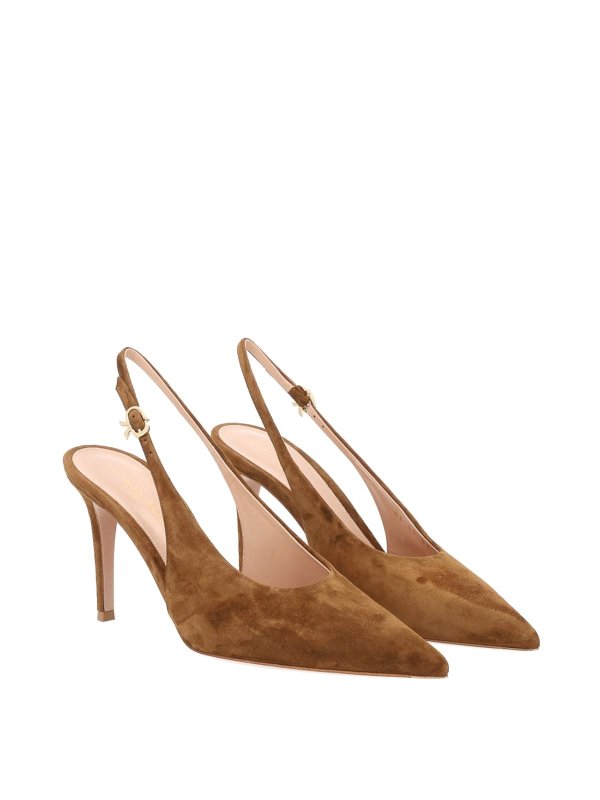 Gianvito Rossi: サンダル online - サンダル - ブラウン
