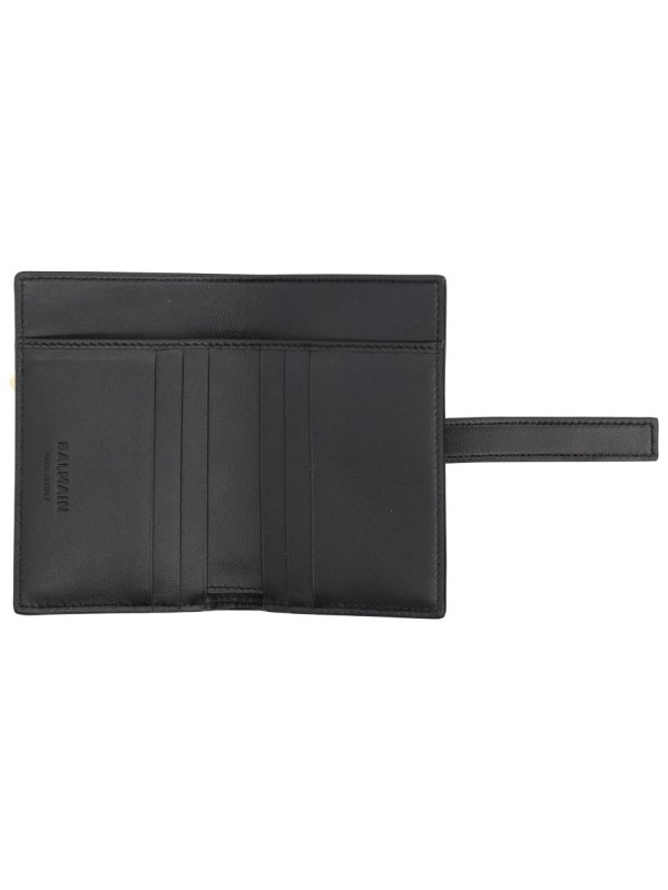 The Best Shops Balmain: wallets & purses - Monogram Card Holder With Padlock