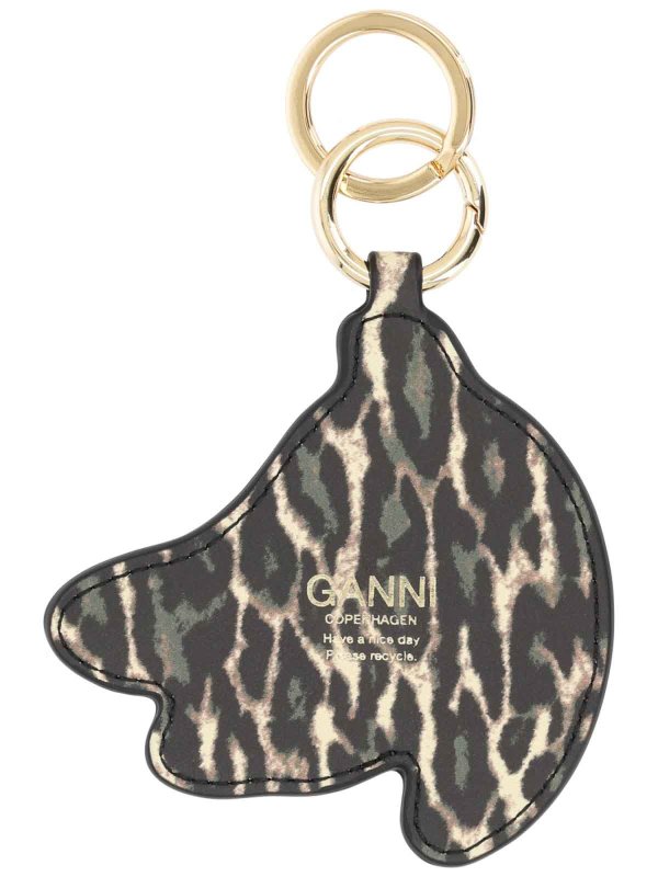 GANNI: キーホルダー online - キーホルダー - 黒