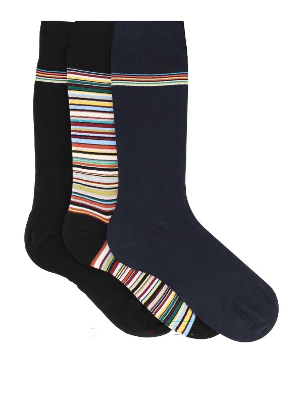 PAUL SMITH: socks - 3-Pack Socks With Logo