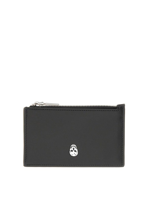 ALEXANDER MCQUEEN: 財布＆ポーチ - 財布 - 黒