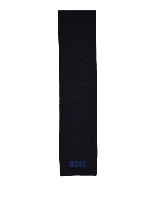 Hugo Boss: スカーフ - スカーフ - ブルー