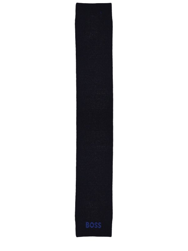Hugo Boss: スカーフ online - スカーフ - ブルー
