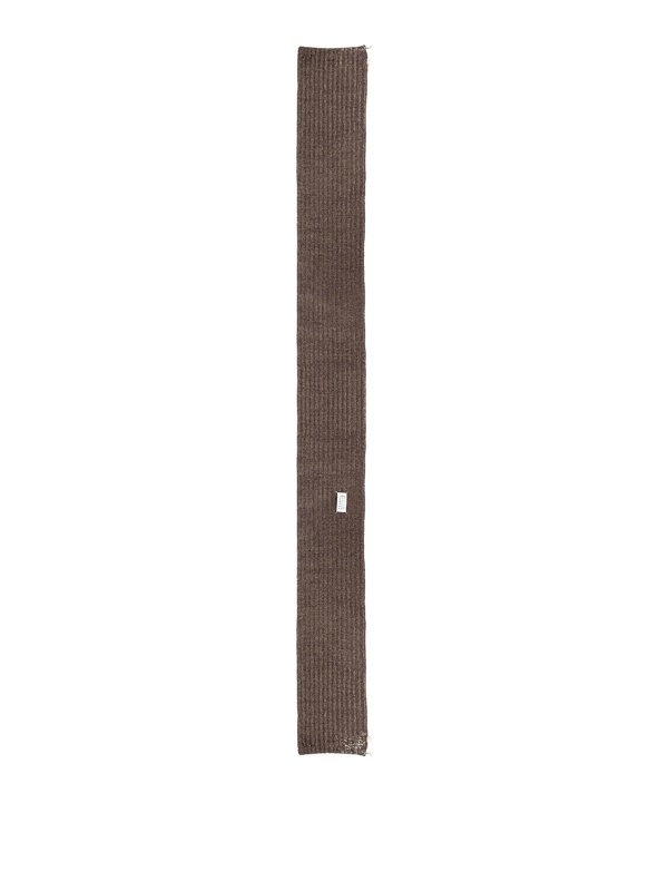 Maison Margiela: Écharpes - Écharpe - Marron