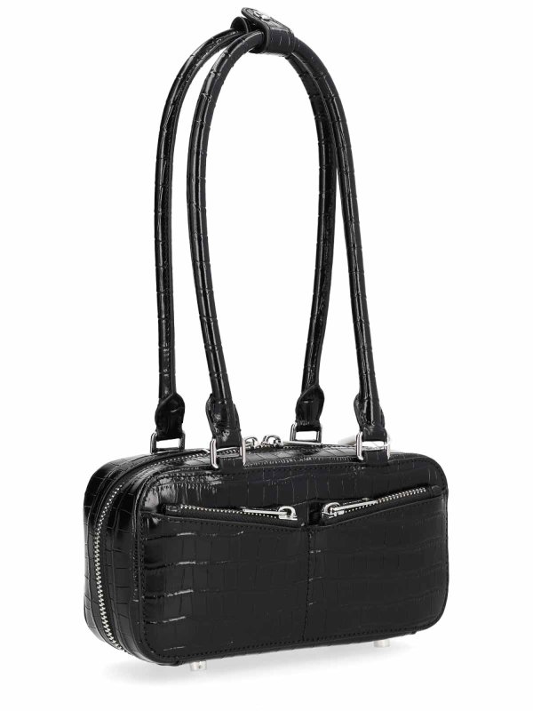 The Best Shops Self Portrait: shoulder bags - Bag With Crocodile Effect