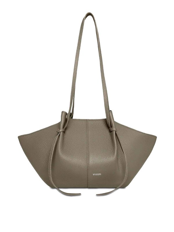 YUZEFI: Handtaschen - Shopper - Grau