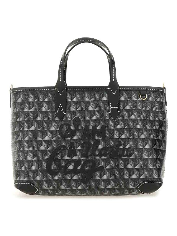Anya Hindmarch: トートバッグ - トートバッグ - 黒