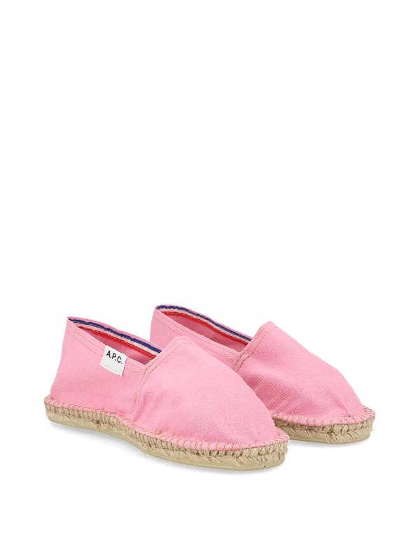 A.P.C.: flat shoes online - Canvas Espadrille