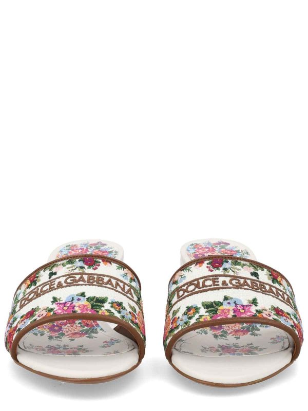 The Best Shops DOLCE & GABBANA: サンダル - サンダル - 白