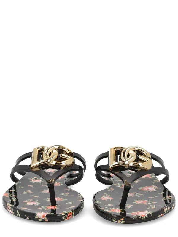 The Best Shops DOLCE & GABBANA: sandali - Slide Con Logo