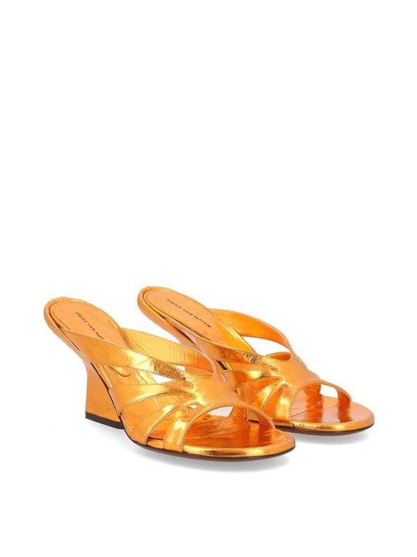 DRIES VAN NOTEN: サンダル online - サンダル - オレンジ