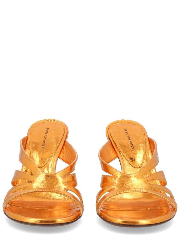 The Best Shops DRIES VAN NOTEN: サンダル - サンダル - オレンジ