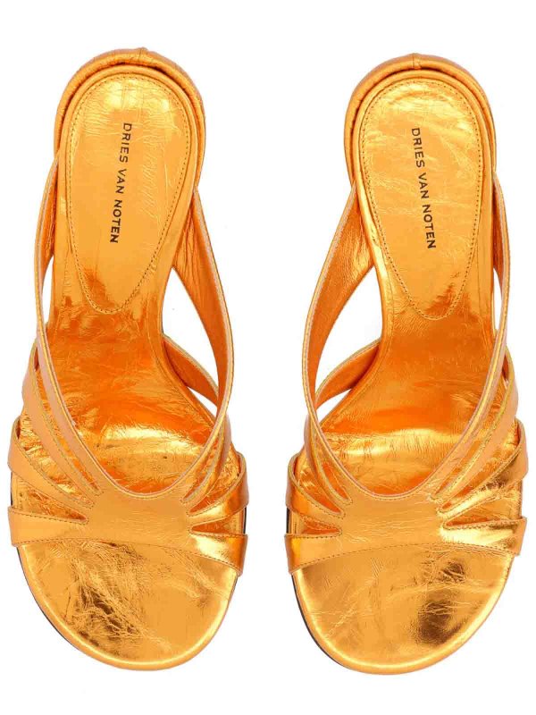 DRIES VAN NOTEN buy online サンダル - オレンジ