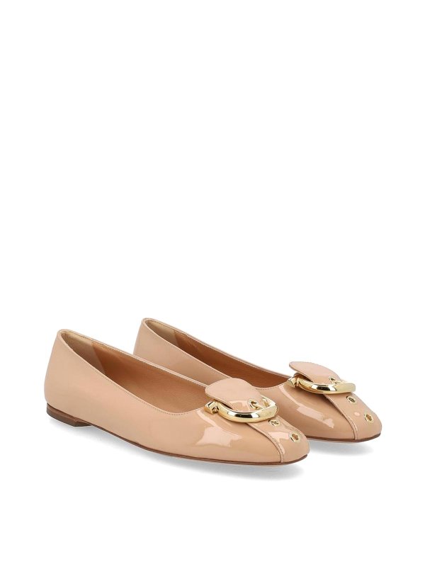 SALVATORE FERRAGAMO: フラットシューズ online - フラットシューズ - ベージュ