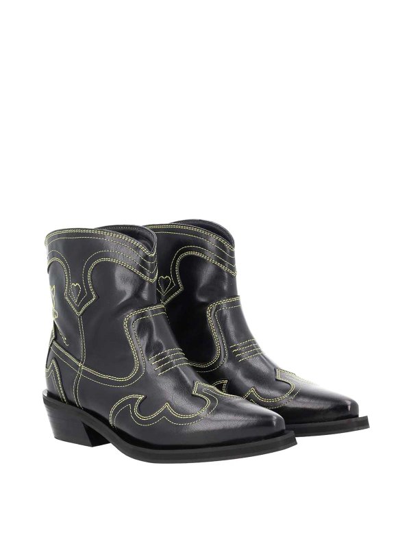 GANNI: Botas online - Botas - Negro
