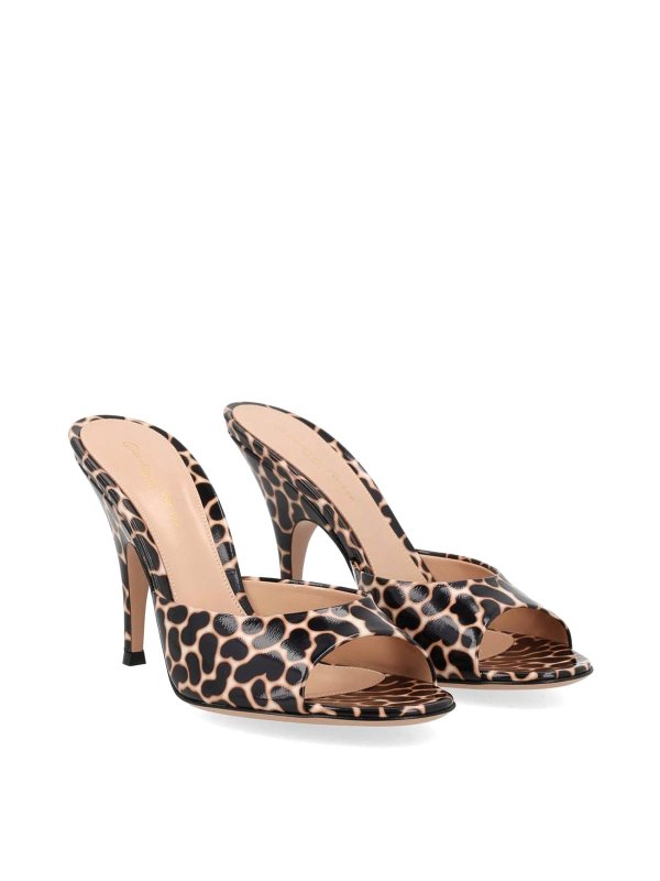 Gianvito Rossi: mules shoes online - Sofia Mule With Heel