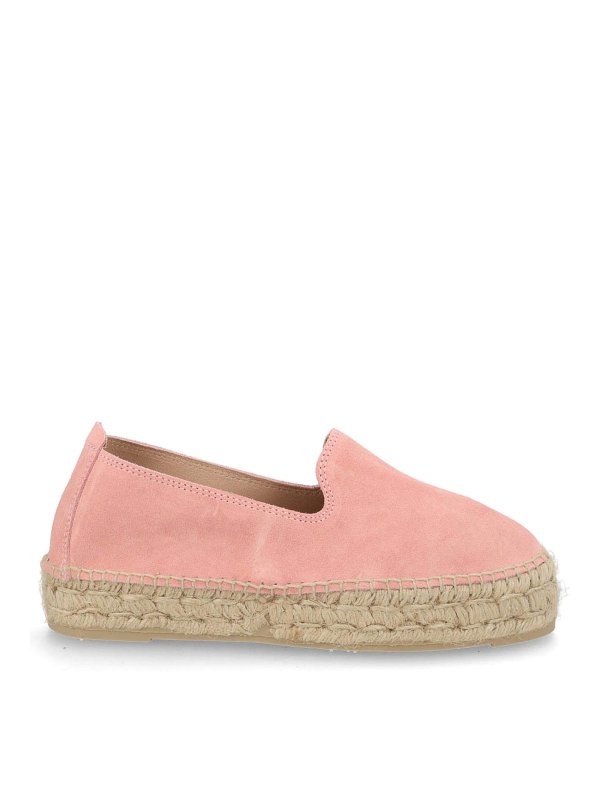 MANEBI: flat shoes - Suede Espadrille