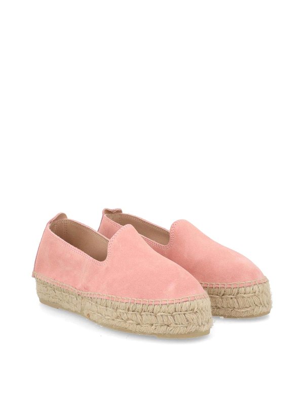 MANEBI: flat shoes online - Suede Espadrille