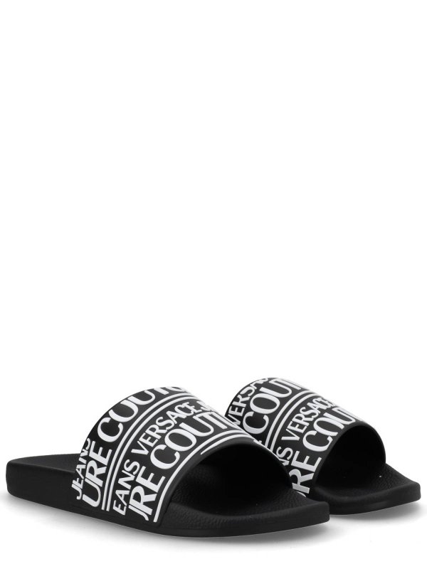 VERSACE JEANS: フラットシューズ online - フラットシューズ - 黒