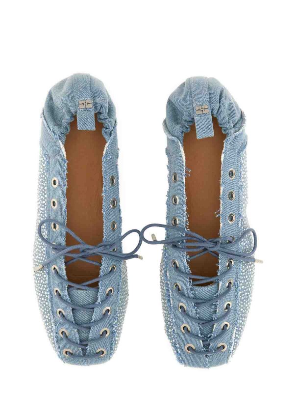 GANNI buy online フラットシューズ - デニム