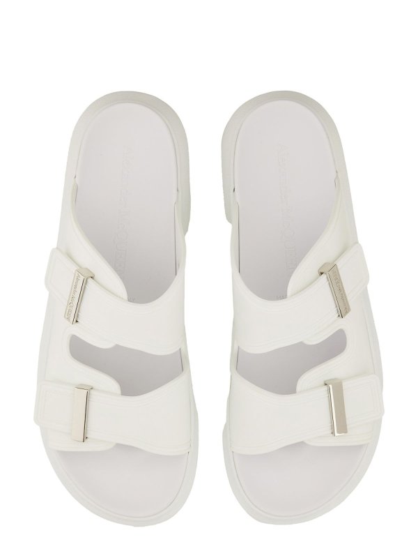 The Best Shops ALEXANDER MCQUEEN: Sandalen - Sandalen - Silber