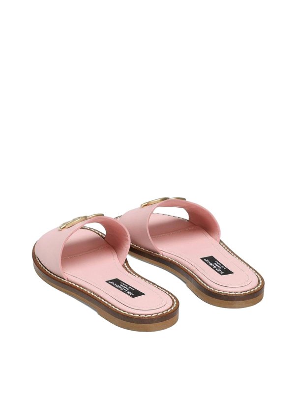 The Best Shops DOLCE & GABBANA: ballerine - Ciabatta Con Logo