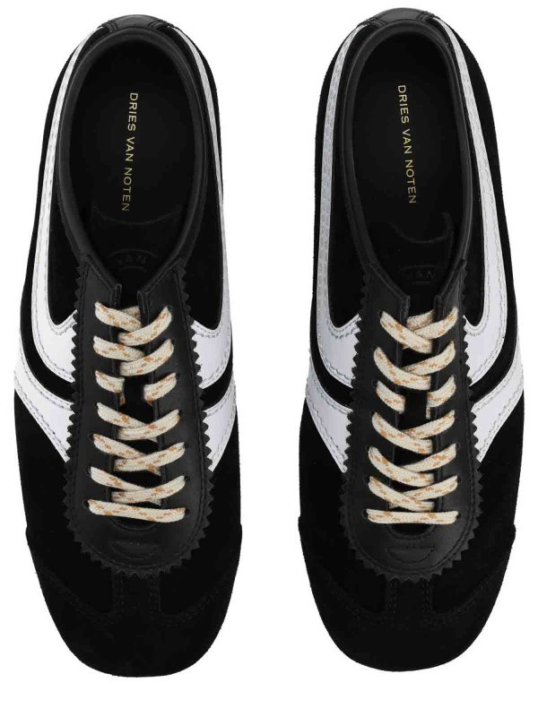 The Best Shops DRIES VAN NOTEN: Sneaker - Schwarz