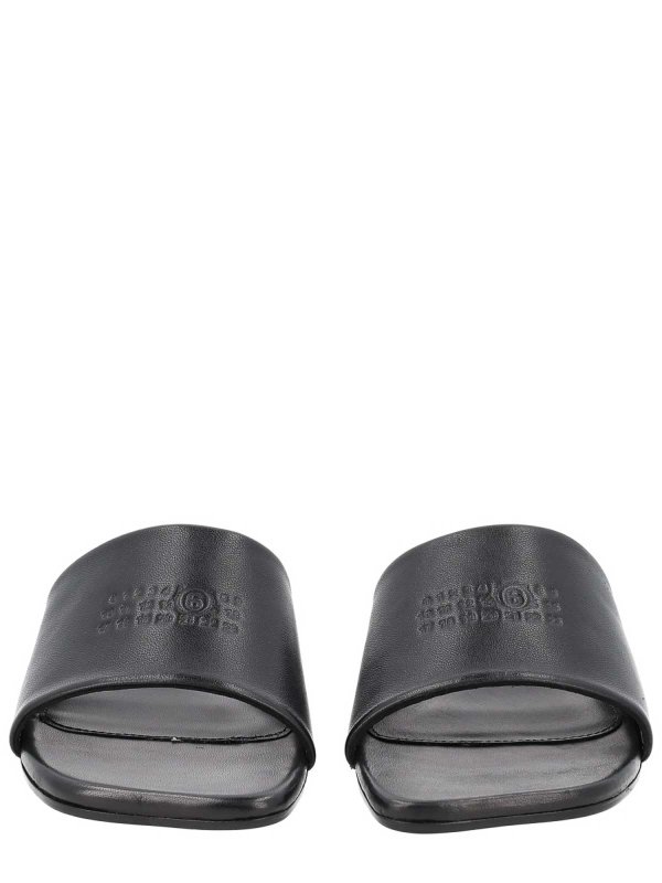 The Best Shops MM6 MAISON MARGIELA: サンダル - サンダル - 黒