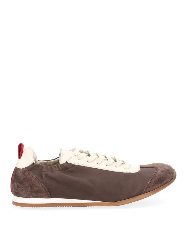 UMA WANG: Chaussures de sport - Baskets - Marron