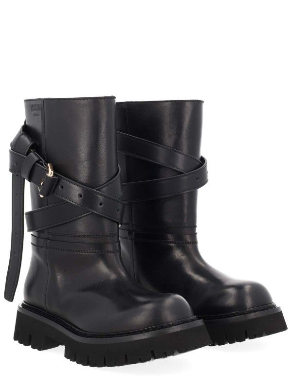 MOSCHINO: Botas online - Botas - Negro