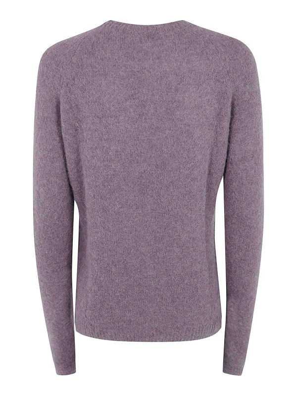BASE: Suéteres con cuello pico online - Suéter Cuello Redondo - Marrón