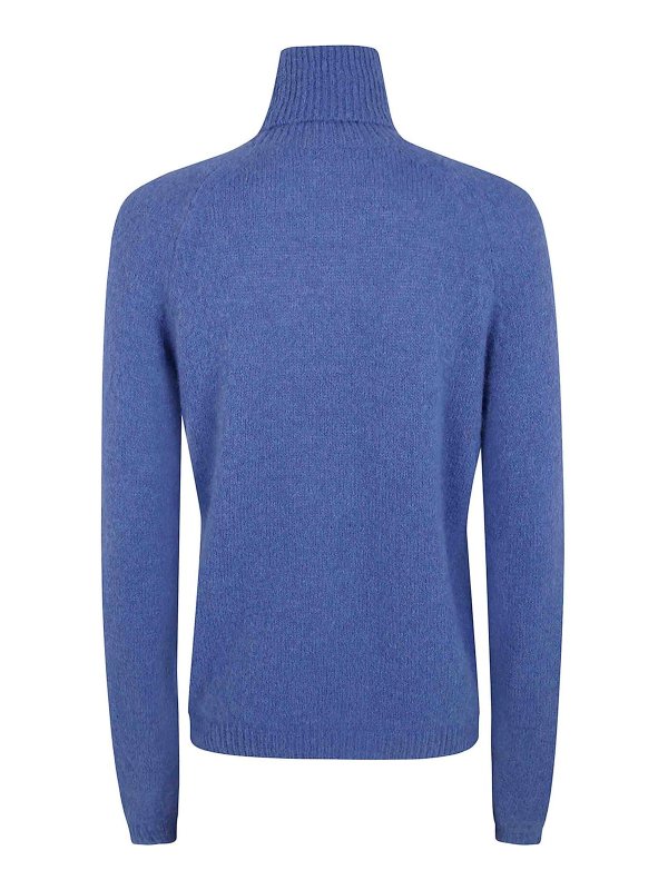 BASE: Col roulé & Col polo online - Pull Col Roulé - Bleu