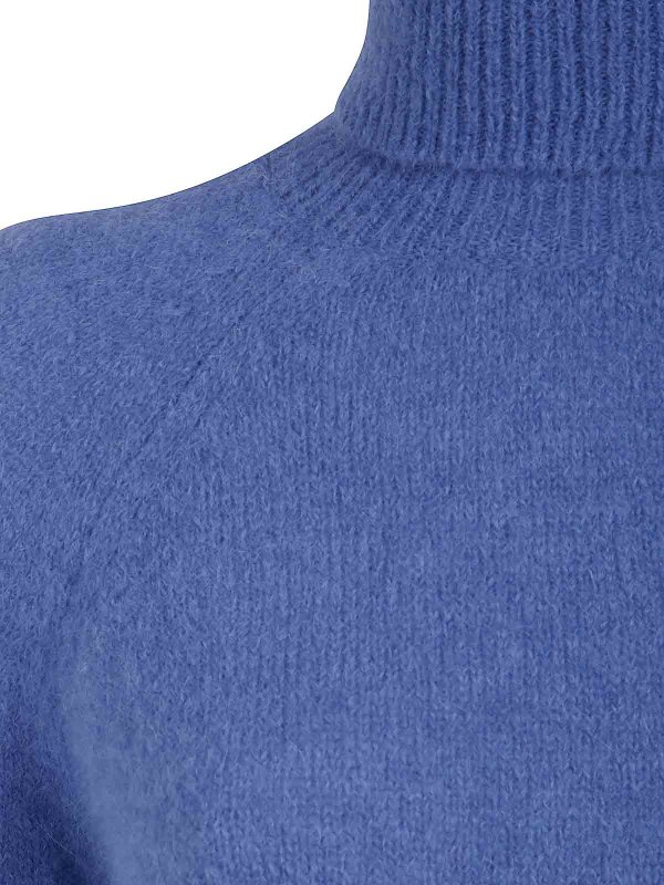 The Best Shops BASE: Col roulé & Col polo - Pull Col Roulé - Bleu