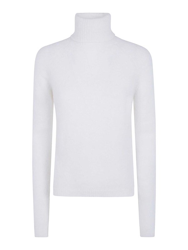 BASE: Rollkragenpullover  und Polo-Ausschnitt - Rollkragenpullover - Weiß
