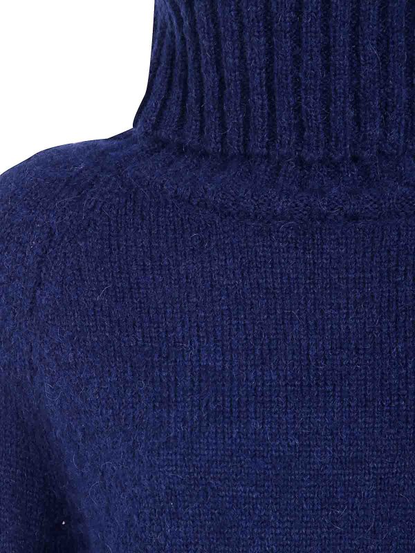 The Best Shops BASE: Col roulé & Col polo - Pull Col Roulé - Bleu