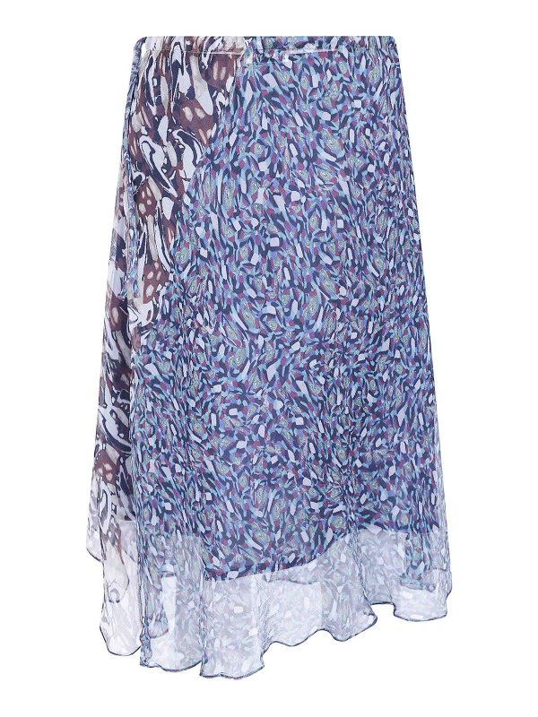 DRIES VAN NOTEN: ロングシャツ online - ロングスカート - マルチカラー