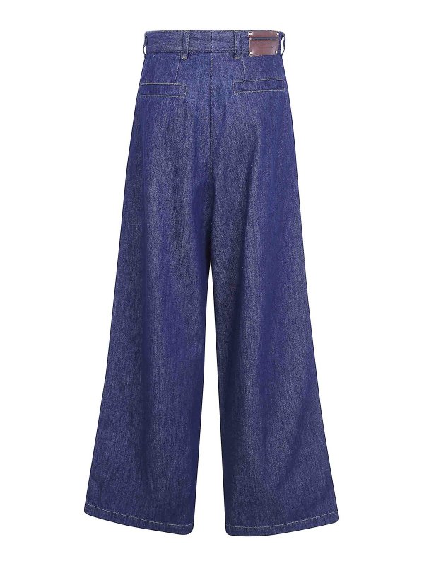 DRIES VAN NOTEN: Jeans Rectos online - Vaqueros Rectos - Azul