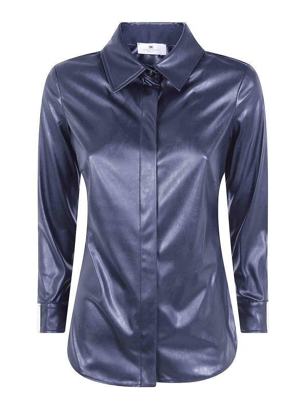 ELISABETTA FRANCHI: シャツ - シャツ - 黒
